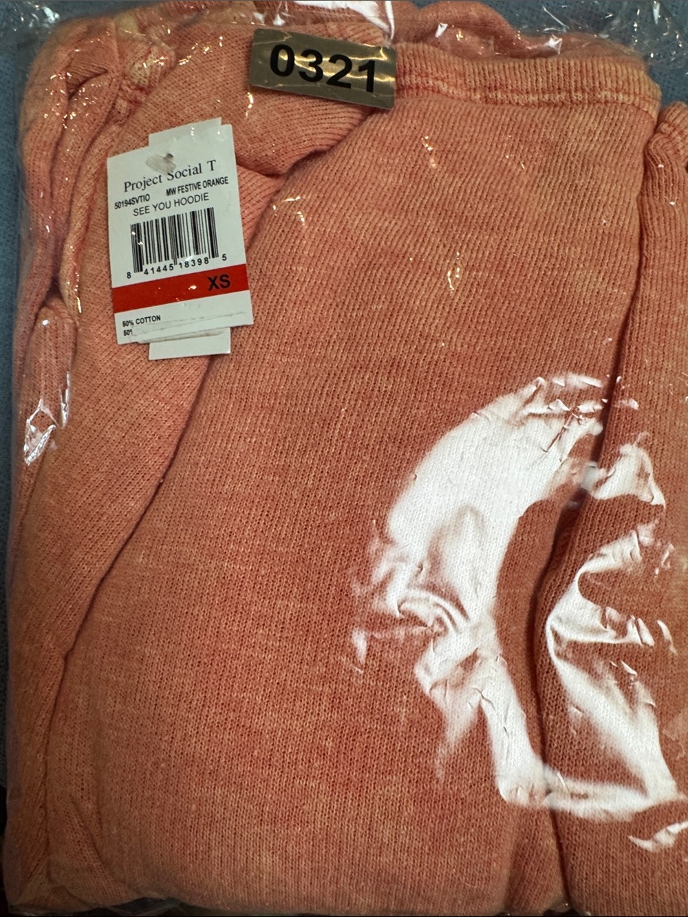 NWT Project Social T Sea You at Cropped Hoodie - Picture 4 of 4